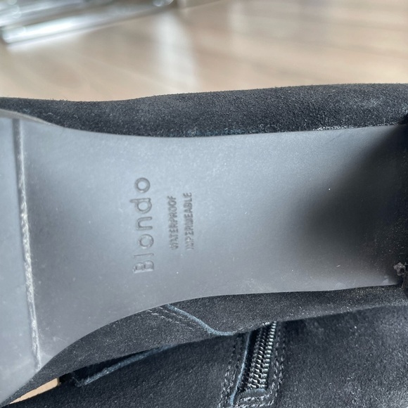 BLONDO - Reilly Waterproof Black Suede Boots - Picture 10 of 11